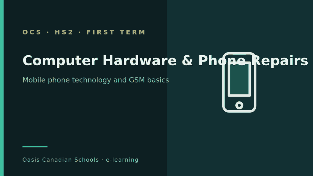 Computer Hardware and Phone Repairs — HS2 (First Term)