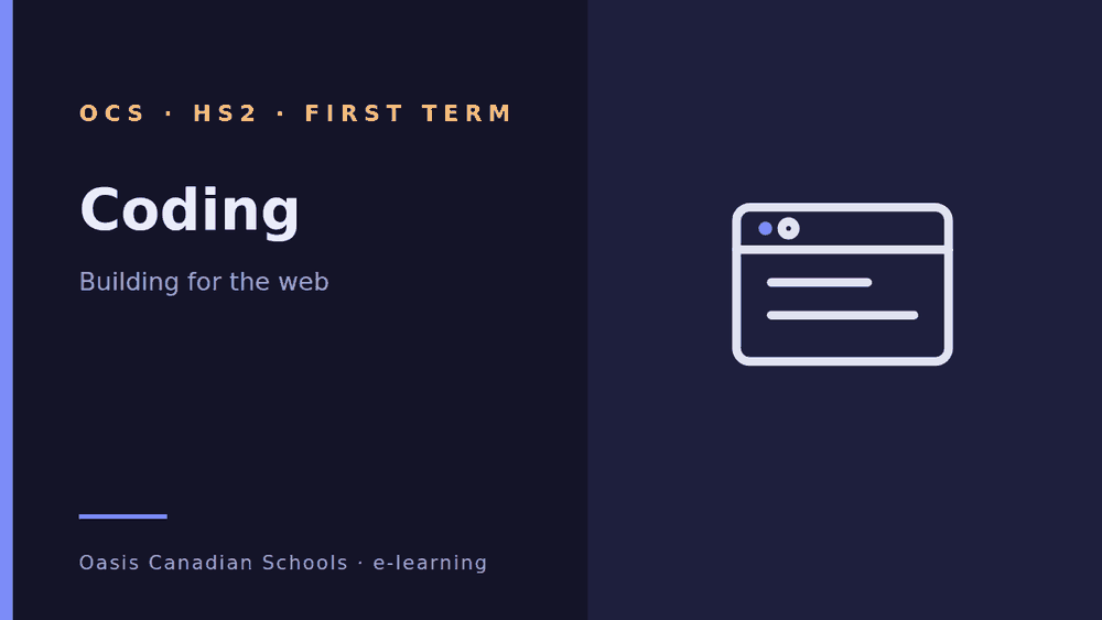 Coding — HS2 (First Term)