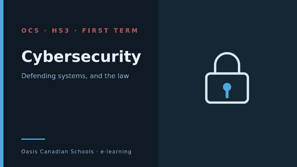 Cybersecurity — HS3 (First Term)